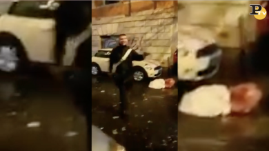 Carabiniere aggredito a Roma per aver difeso un tifoso tedesco | video