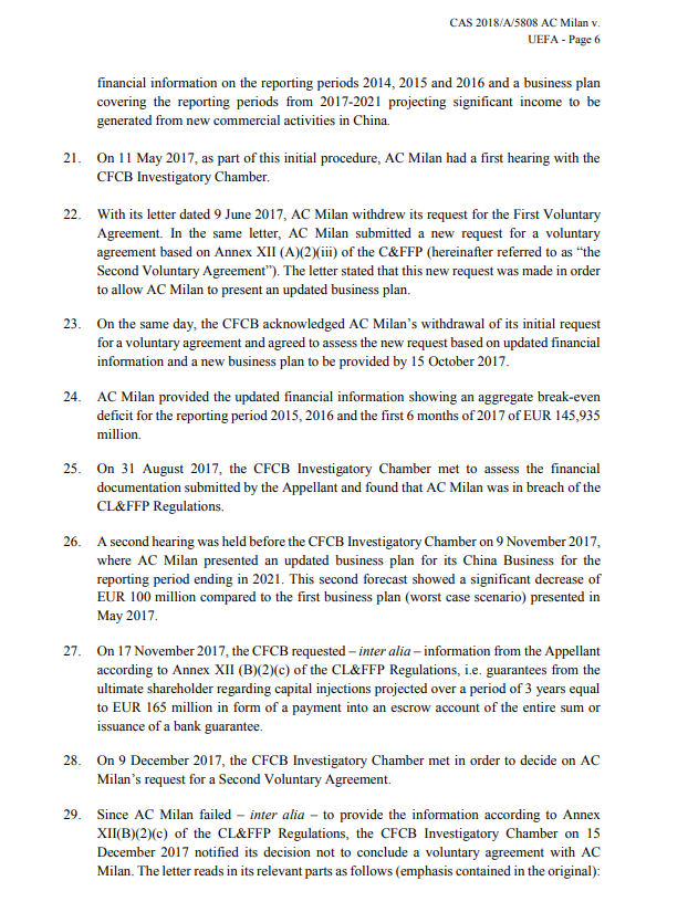 Milan, ecco la sentenza Fair Play Finanziario Uefa