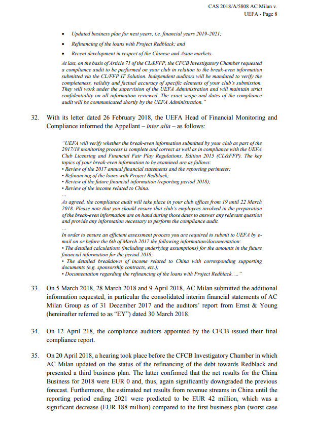 Milan, ecco la sentenza Fair Play Finanziario Uefa