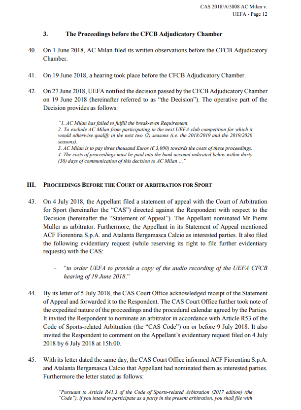 Milan, ecco la sentenza Fair Play Finanziario Uefa