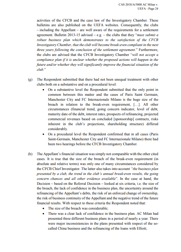 Milan, ecco la sentenza Fair Play Finanziario Uefa