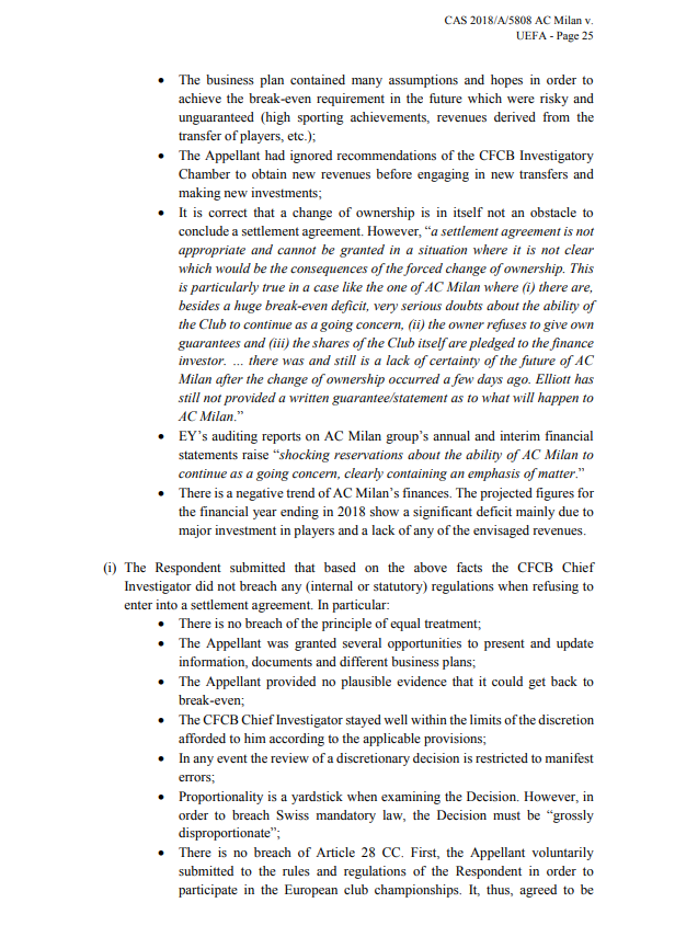Milan, ecco la sentenza Fair Play Finanziario Uefa
