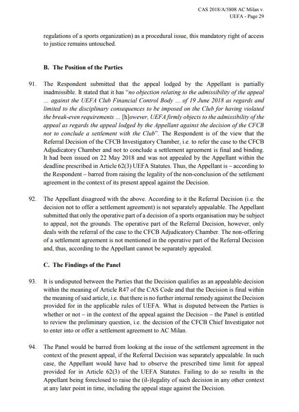 Milan, ecco la sentenza Fair Play Finanziario Uefa