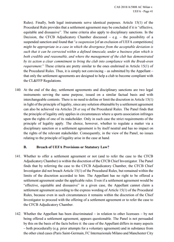 Milan, ecco la sentenza Fair Play Finanziario Uefa