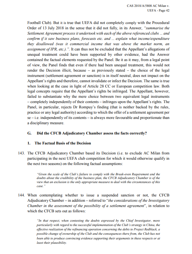 Milan, ecco la sentenza Fair Play Finanziario Uefa