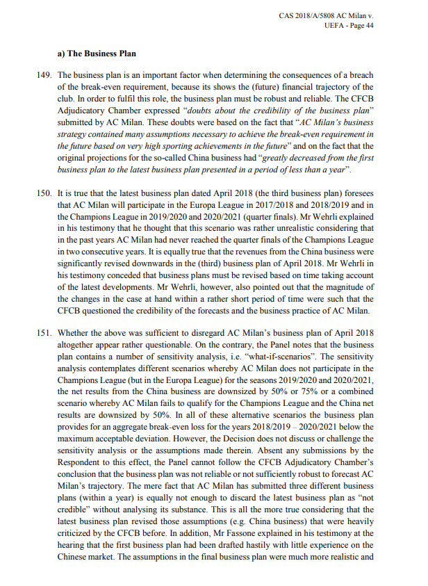 Milan, ecco la sentenza Fair Play Finanziario Uefa