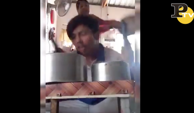 La coppia di suonatori indiani che usa le pentole per tenere il tempo | video