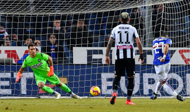 Quagliarella, gol in 11 partite consecutive come il record di Batistuta I VIDEO