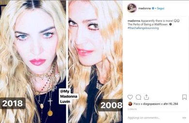 #tenyearschallenge: le foto dei vip ieri e oggi