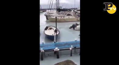 Napoli, veleni in mare a Mergellina: l’acqua diventa bianca | video