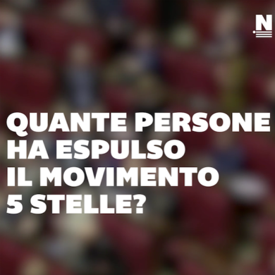 Quante persone ha espulso il Movimento 5 Stelle?