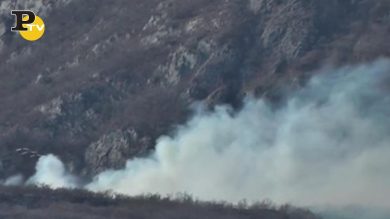 Incendio ai laghi di Lamar, operazioni di spegnimento in corso