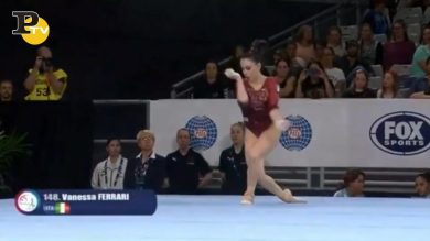 Vanessa Ferrari, prima al corpo libero in Coppa del Mondo a Melbourne