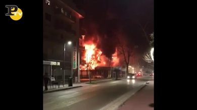 Riccione, incendio nella sala giochi estiva