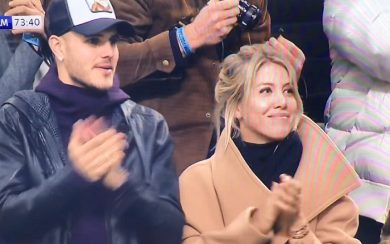 Icardi e Wanda Nara, la reazione al gol di Inter-Sampdoria I VIDEO
