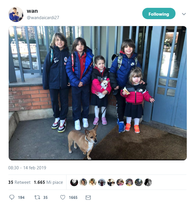 Icardi-Inter e Wanda Nara: diario della giornata sui social