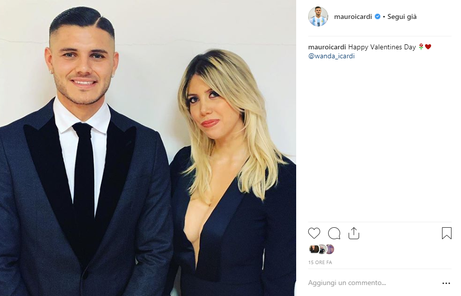 Icardi-Inter e Wanda Nara: diario della giornata sui social