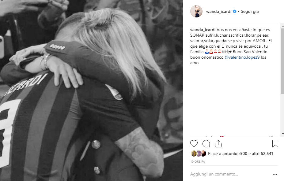 Icardi-Inter e Wanda Nara: diario della giornata sui social