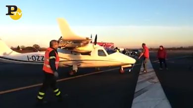 Aeroporto Bologna, aereo atterra senza carrello