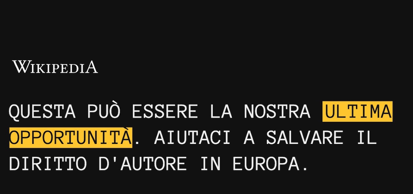 Wikipedia Italia, perché è stata oscurata Wikipedia Italia, perché è stata oscurata