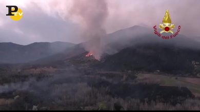 Givoletto, continua a crescere l’incendio a Val della Torre