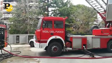 Terni, incendio in un appartamento in Via Malnati