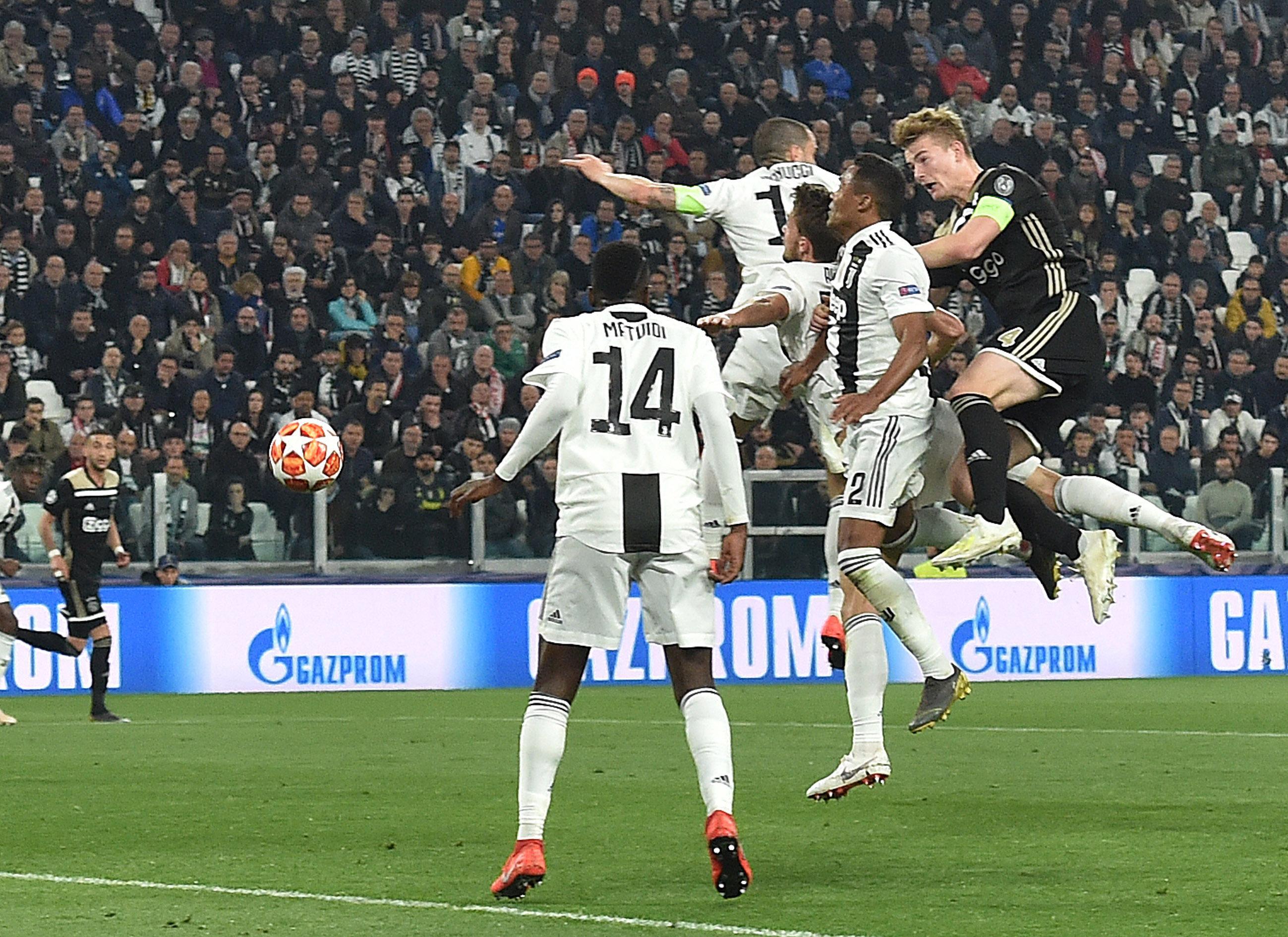 Juventus eliminata dalla Champions League (Ajax avanti con merito)