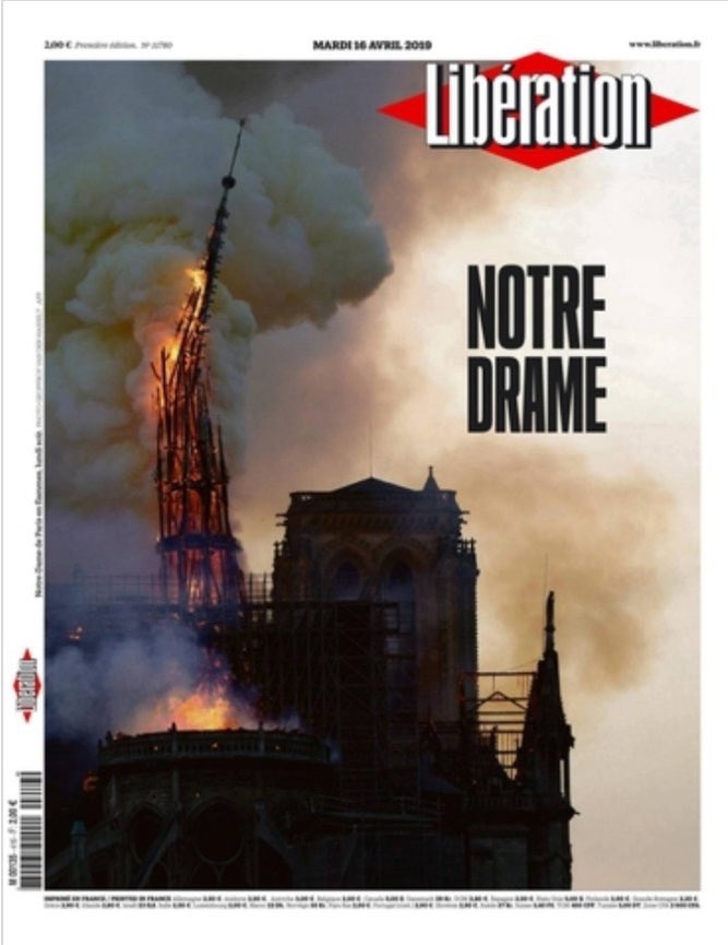 Incendio Notre Dame a Parigi: la notizia in tutto il mondo
