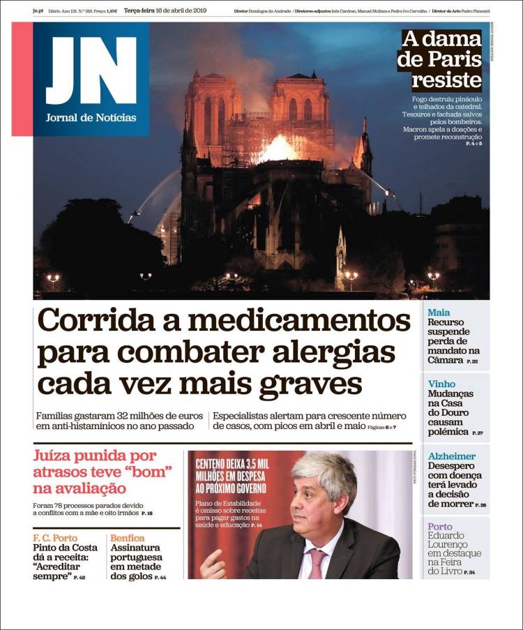 Incendio Notre Dame a Parigi: la notizia in tutto il mondo