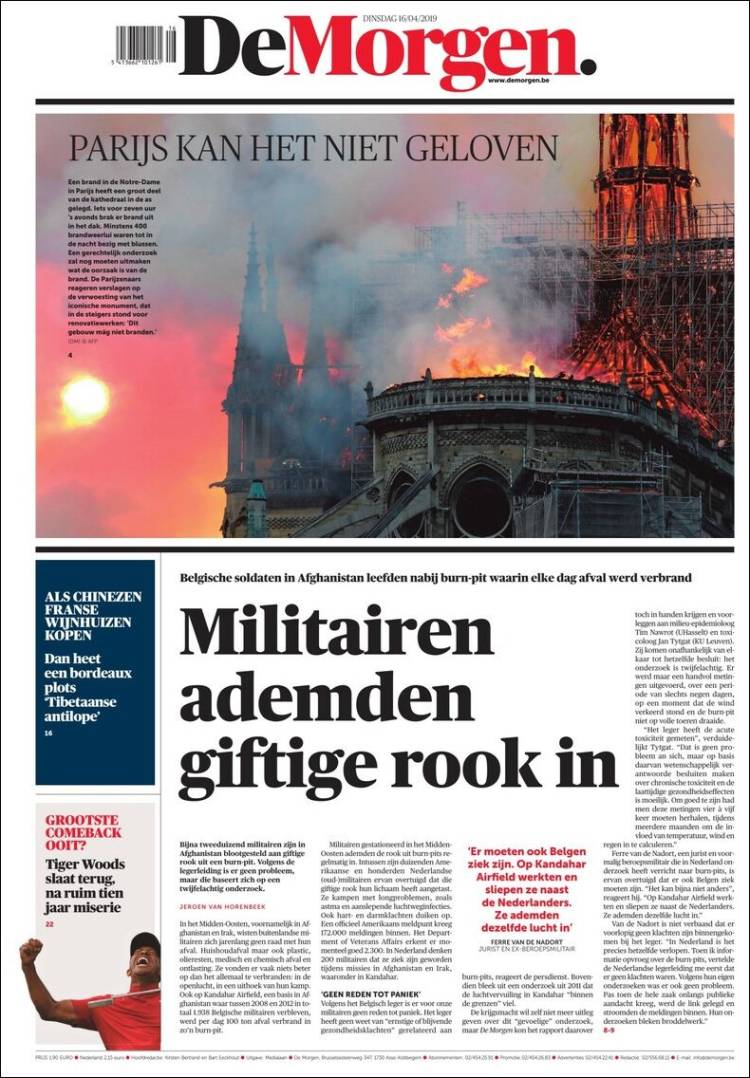 Incendio Notre Dame a Parigi: la notizia in tutto il mondo