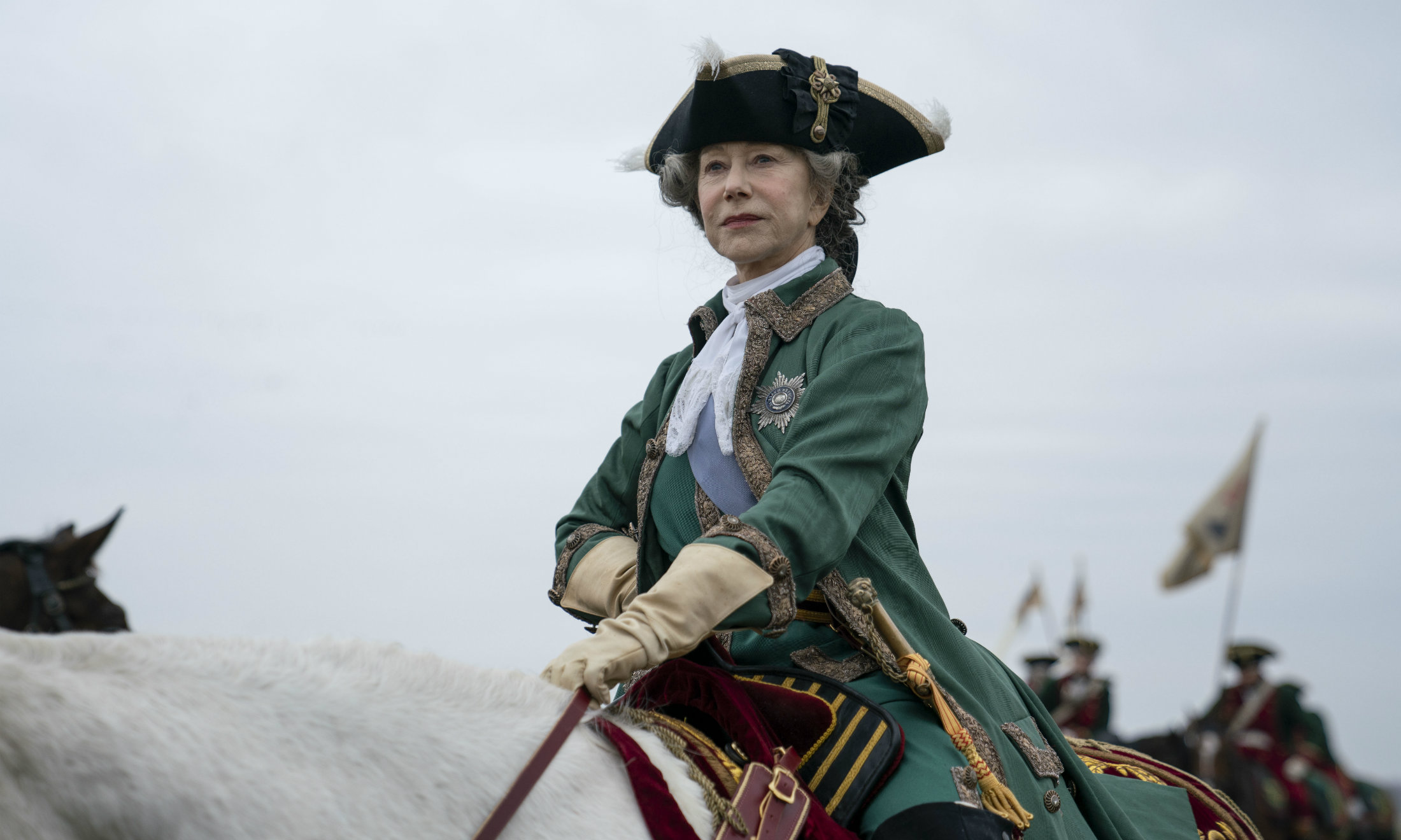 Caterina la Grande, le foto dal set con Helen Mirren