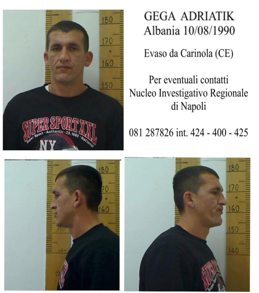 Due albanesi evadono dal carcere di Carinola | foto Due albanesi evadono dal carcere di Carinola | foto