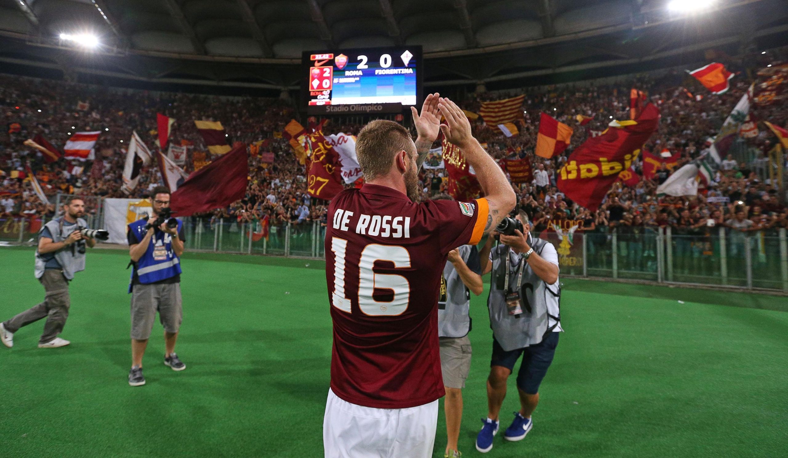 L’addio di De Rossi alla Roma: le immagini più belle L’addio di De Rossi alla Roma: le immagini più belle