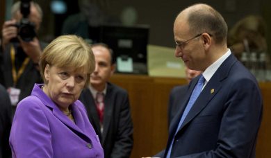 Enrico Letta vuole Angela Merkel alla presidenza dell’Europa