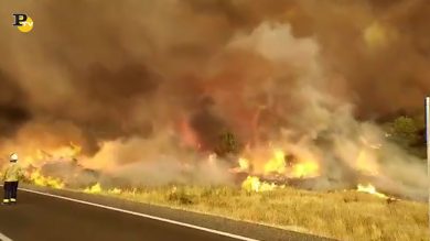 Spagna, terribile incendio in Catalogna a causa del caldo