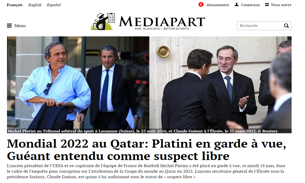 Platini fermato e rilasciato: Qatar 2022, scandalo senza fine Platini fermato e rilasciato: Qatar 2022, scandalo senza fine