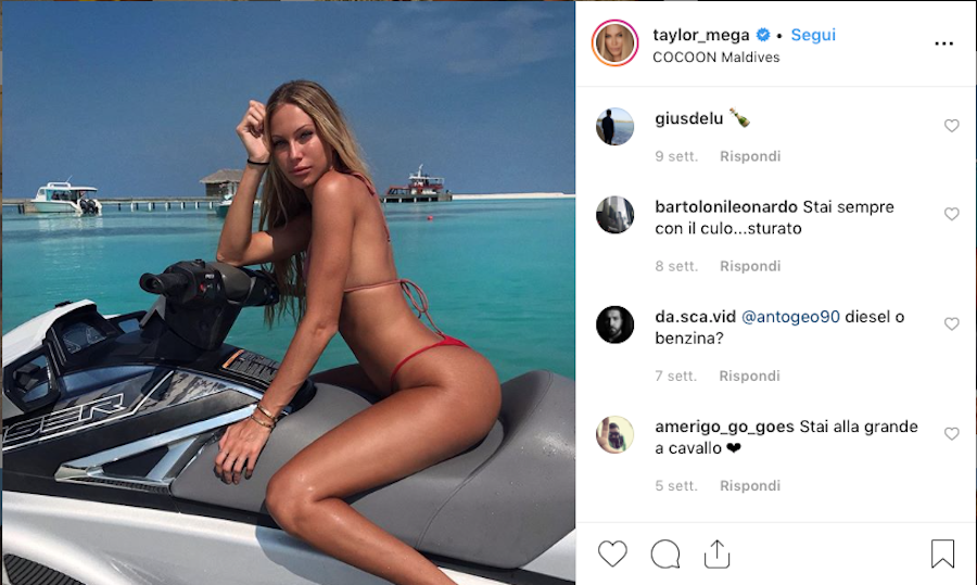 Taylor Mega: una vita in vacanza (di lusso) Taylor Mega: una vita in vacanza (di lusso)
