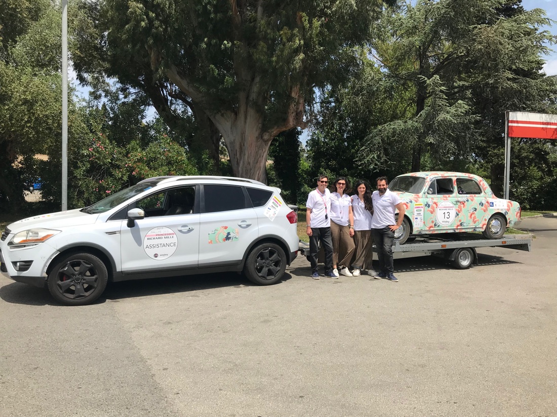 Due Italiane e una Lancia Appia: un rally tutto in rosa