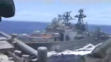 Scontro sfiorato tra navi da guerra Usa e della Russia