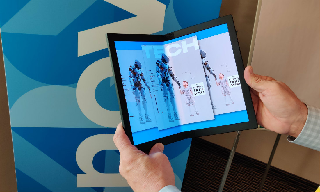 Pc pieghevole di Lenovo, la nostra prova in anteprima – Foto e video Pc pieghevole di Lenovo, la nostra prova in anteprima – Foto e video