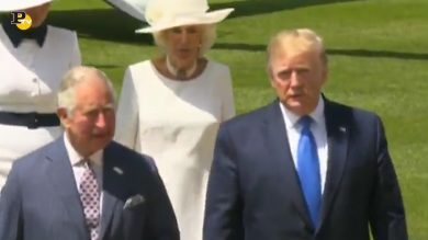 Donald Trump a Londra, l’incontro con la regina Elisabetta
