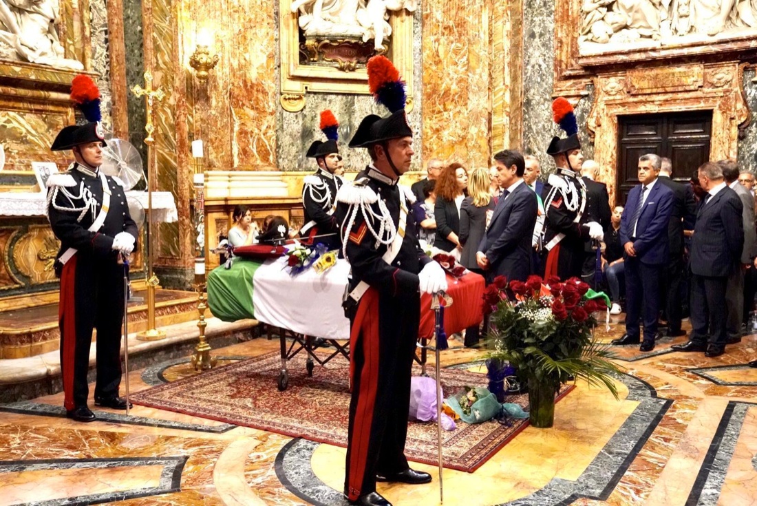 I funerali di Mario Cerciello Rega – Le Foto –