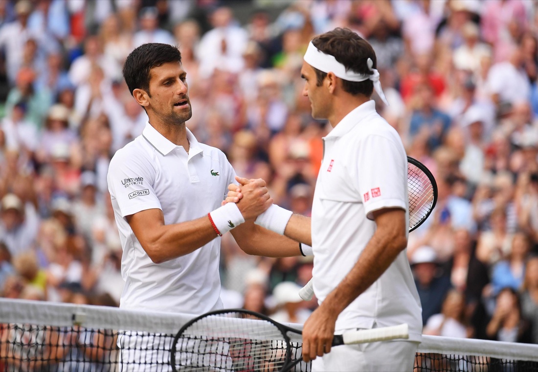 Wimbledon 2019. Le foto della finale Federer-Djokovic