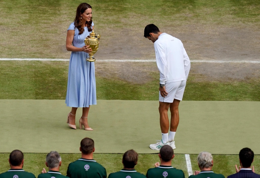 Wimbledon 2019. Le foto della finale Federer-Djokovic