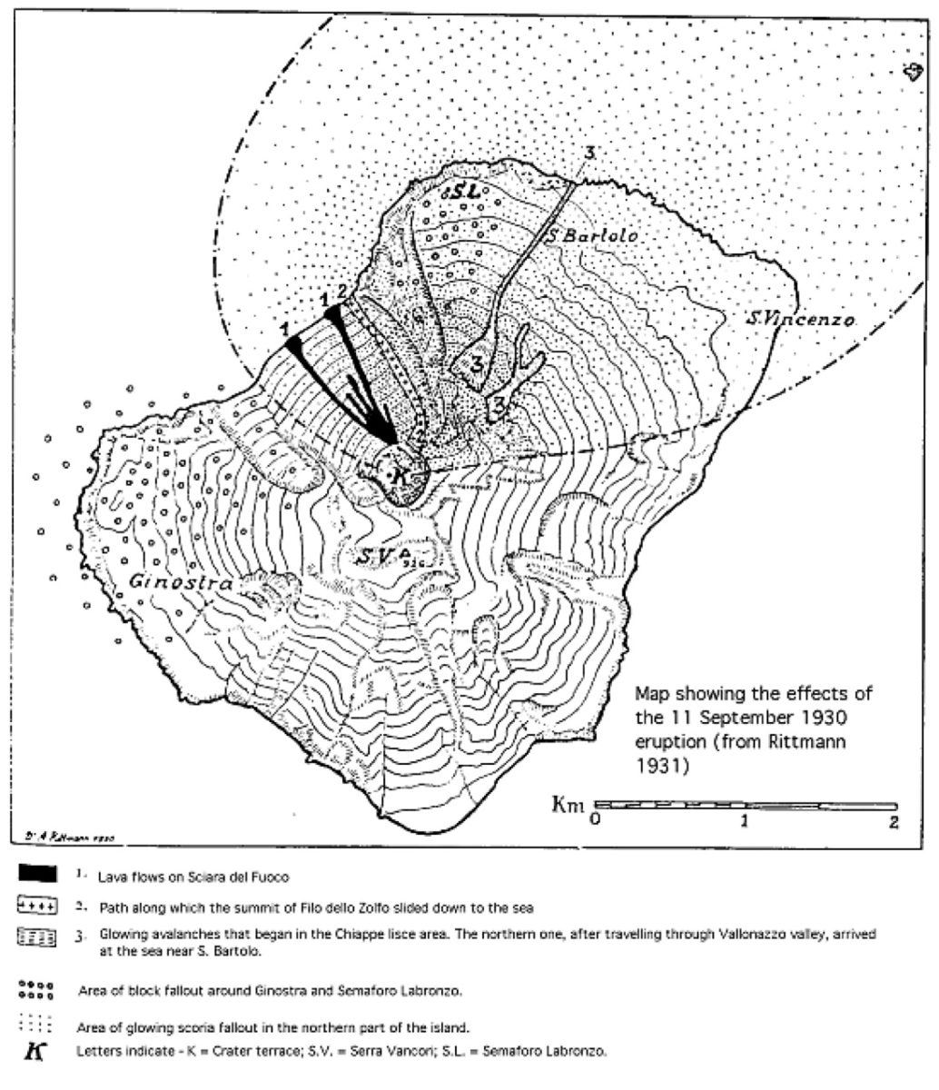 Stromboli: l’eruzione del 1930 | foto