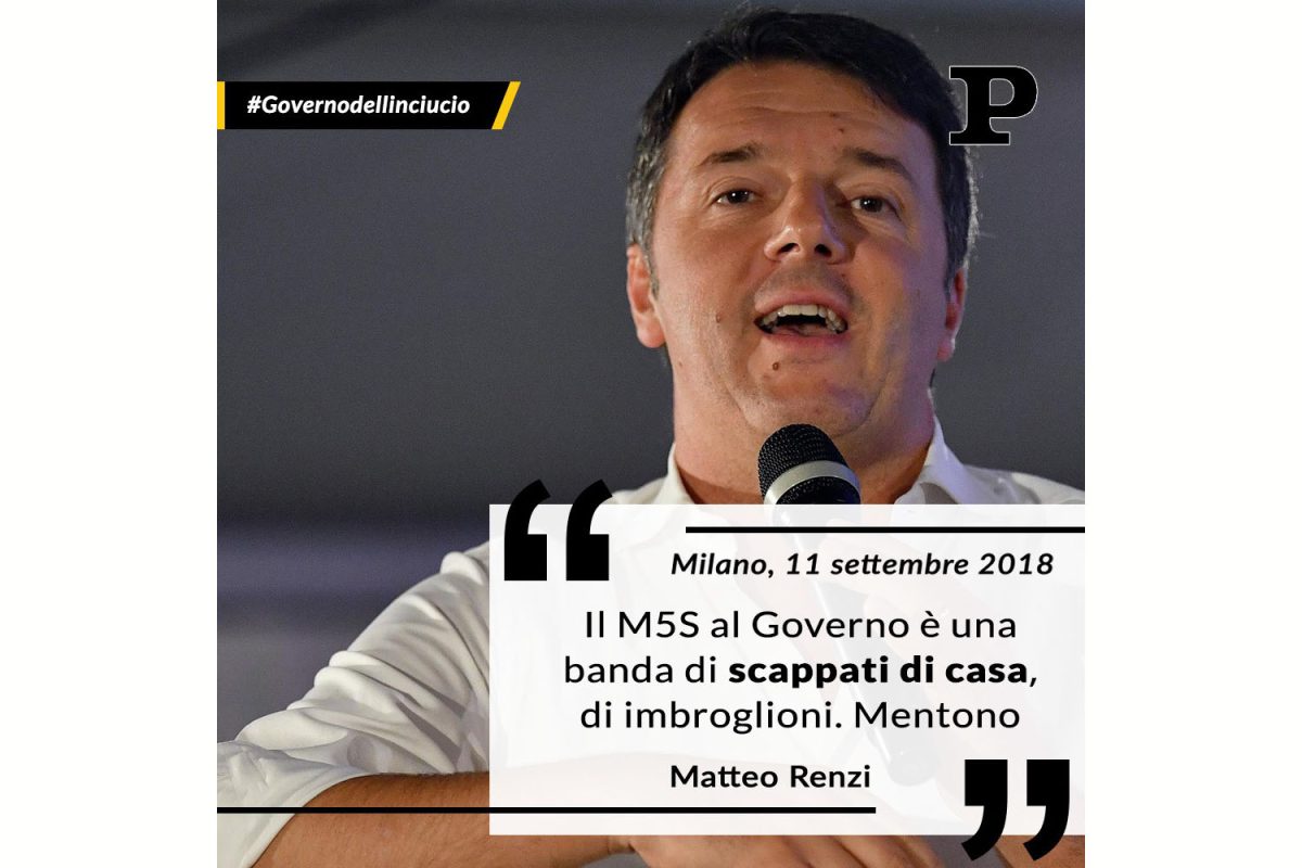 Galleria foto 'Pd contro M5S e M5S contro Pd. Le frasi, prima del Governo Conte-bis' - foto 14