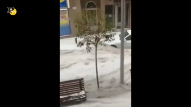 Spagna, violento nubifragio vicino a Madrid