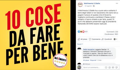 La rabbia sul web dei grillini contro l’alleanza con il Pd