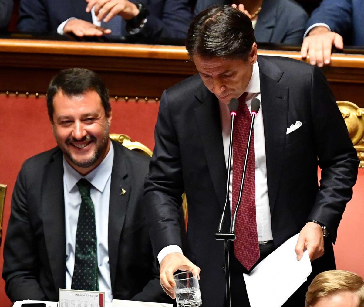 Galleria foto 'Le mille facce di Salvini al Senato | foto' - foto 7
