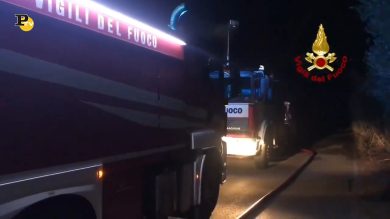 Palermo, incendi boschivi spenti dai Vigili del Fuoco